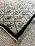 Vintage 4.6x5.7 Green and Pink Turkish Oushak | Banana Manor Rug Factory Outlet