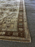 Vintage 4.7x8.7 Turkish Oushak Tan and Brown Rug | Banana Manor Rug Factory Outlet