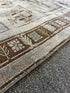 Vintage 4.7x8.7 Turkish Oushak Tan and Brown Rug | Banana Manor Rug Factory Outlet