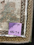 Vintage 4.8x7.9 Turkish Oushak Light Pink and Beige Rug | Banana Manor Rug Factory Outlet