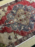 Vintage 4x7.2 Turkish Oushak Beige and Red Rug | Banana Manor Rug Factory Outlet