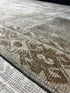 Vintage 5.1x9.7 Taupe and Grey Turkish Oushak | Banana Manor Rug Factory Outlet