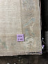 Vintage 5.5x12.4 Blue and Taupe Turkish Oushak | Banana Manor Rug Factory Outlet