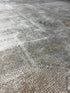 Vintage 5.5x12.6 Blue and Beige Turkish Oushak | Banana Manor Rug Factory Outlet