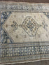 Vintage 5.6x6.5 Turkish Oushak Tan and Gray Rug | Banana Manor Rug Factory Outlet