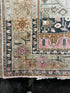 Vintage 6.10x10.9 Pink and Blue Turkish Oushak | Banana Manor Rug Factory Outlet