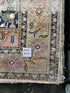 Vintage 6.10x10.9 Pink and Blue Turkish Oushak | Banana Manor Rug Factory Outlet