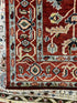 Viviana 8x10 Rust and Light Blue Oushak | Banana Manor Rug Factory Outlet