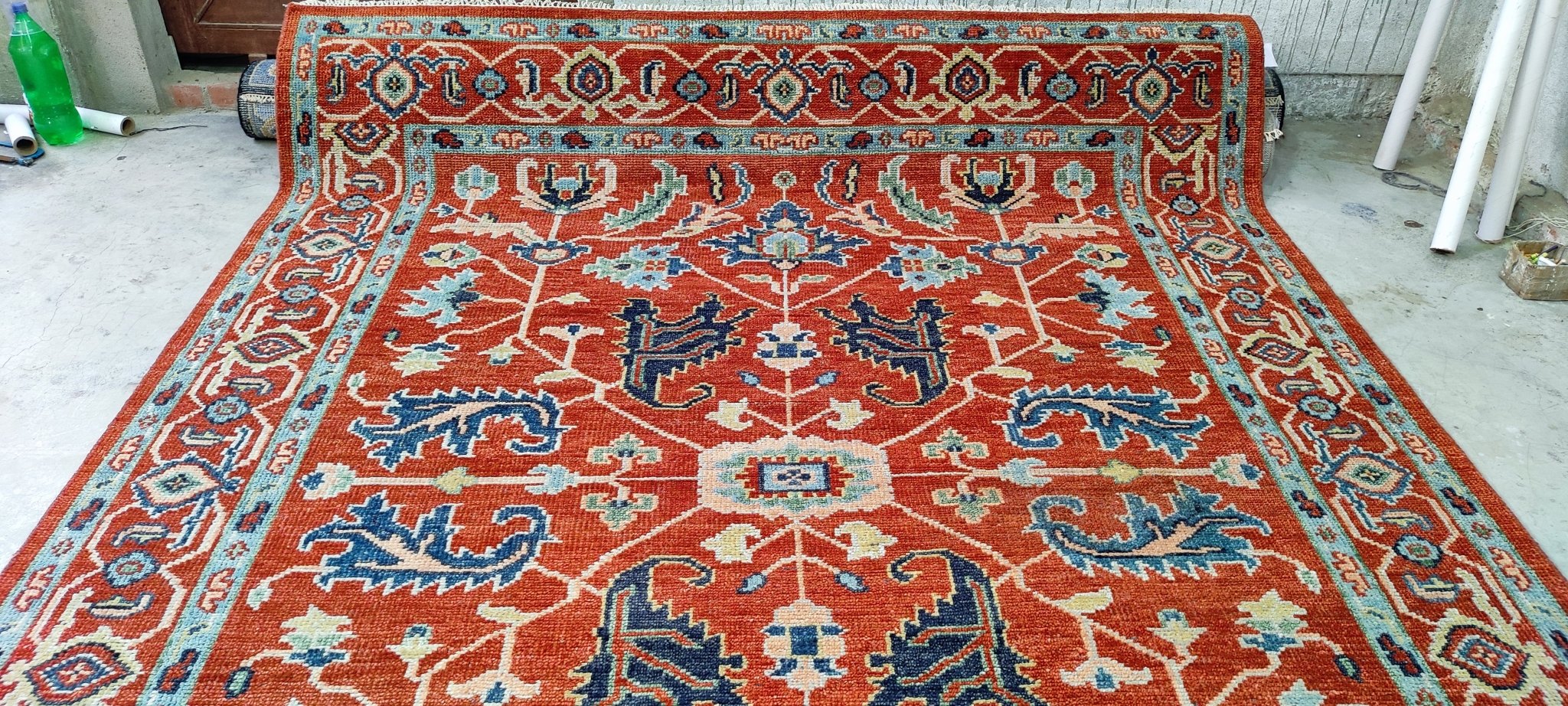 Viviana 8x10 Rust Oushak | Banana Manor Rug Factory Outlet