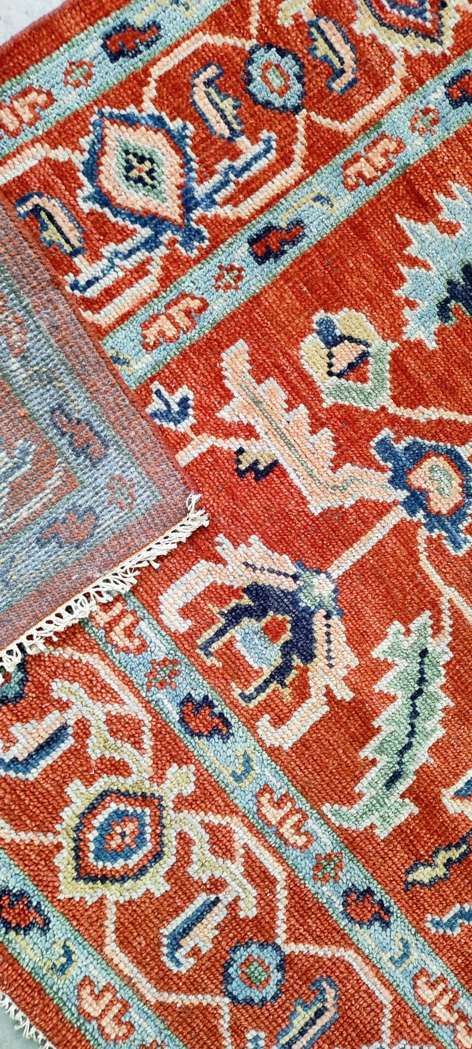 Viviana 8x10 Rust Oushak | Banana Manor Rug Factory Outlet