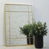 Wallis Art Deco Gold Metal 26x38 Mirror | Banana Manor Rug Company