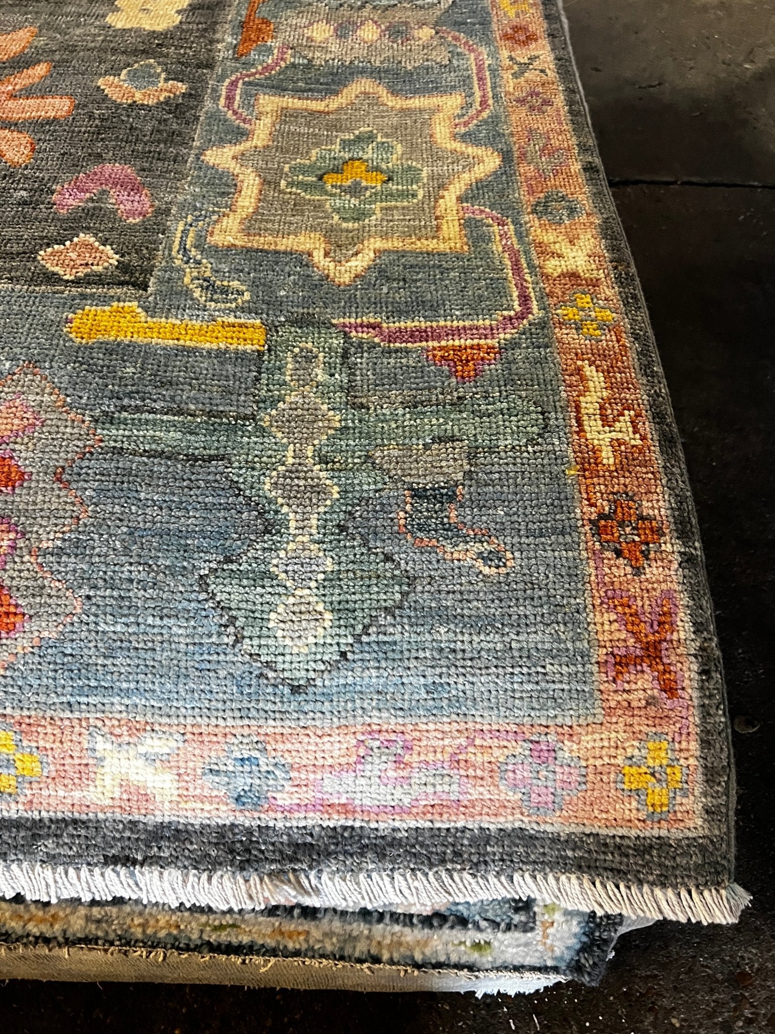 Warina 7'8"x9'9" Afghani Oushak | Banana Manor Rug Factory Outlet