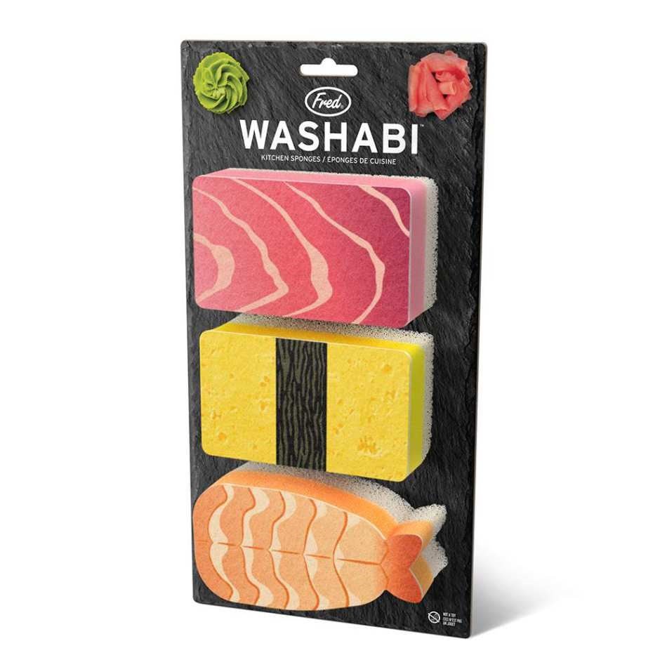 WASHABI - SUSHI SPONGES-3 | Banana Manor Rug Company