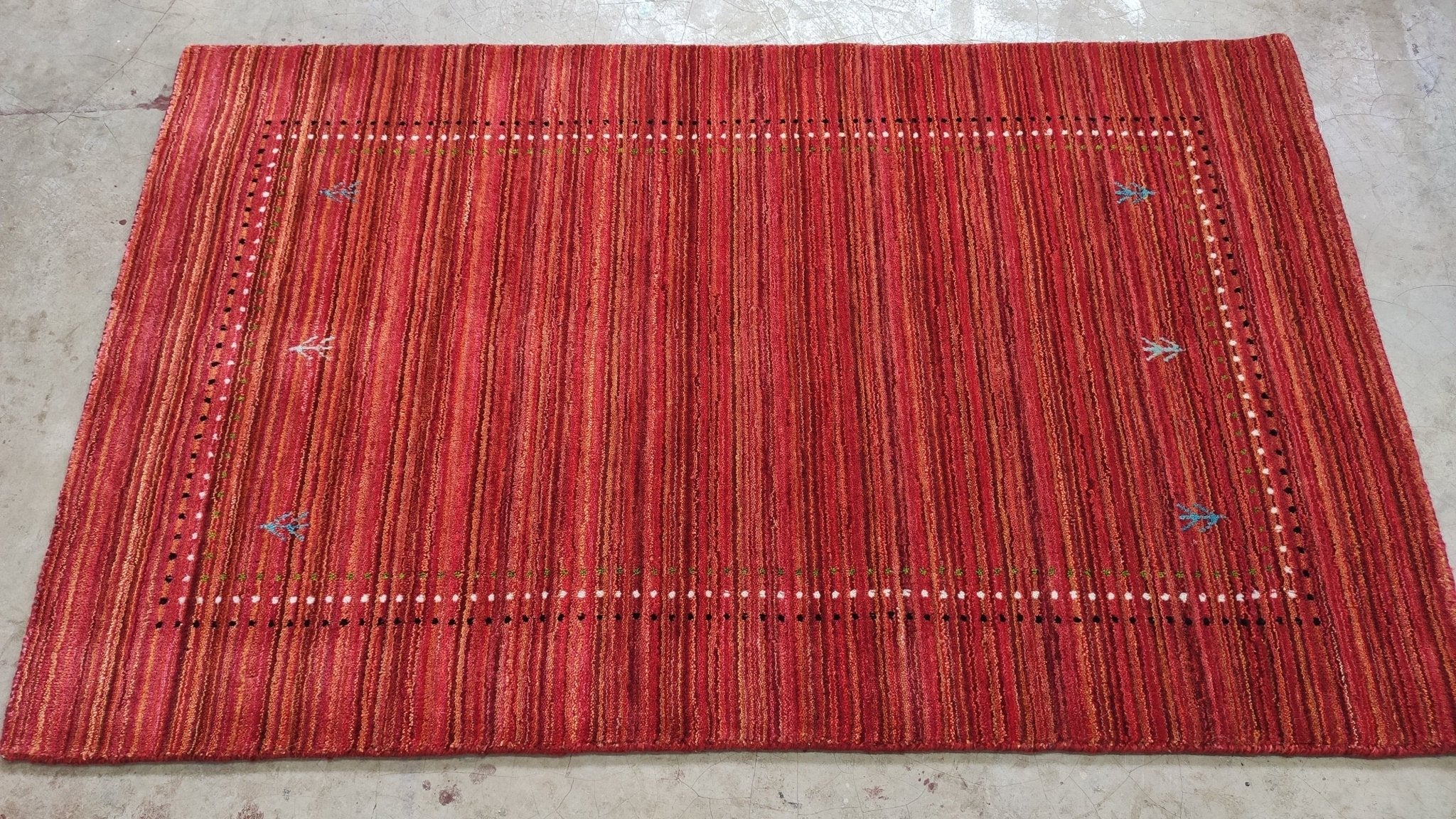 Wet Willie 3x5 Red Handwoven Gabbeh Rug – Banana Manor Rug Factory Outlet