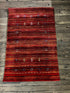 Wet Willie 3x5 Red Handwoven Gabbeh Rug | Banana Manor Rug Factory Outlet