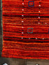 Wet Willie 3x5 Red Handwoven Gabbeh Rug | Banana Manor Rug Factory Outlet