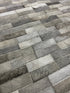 White and Grey 2.6x8 Patchwork Cowhide Runner | Banana Manor Rug Factory Outlet