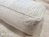 White Handwoven Wool Pouffe | Banana Manor Rug Company