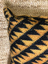Who Dat Donnie Black and Gold Large Pillow | Banana Manor Rug Company