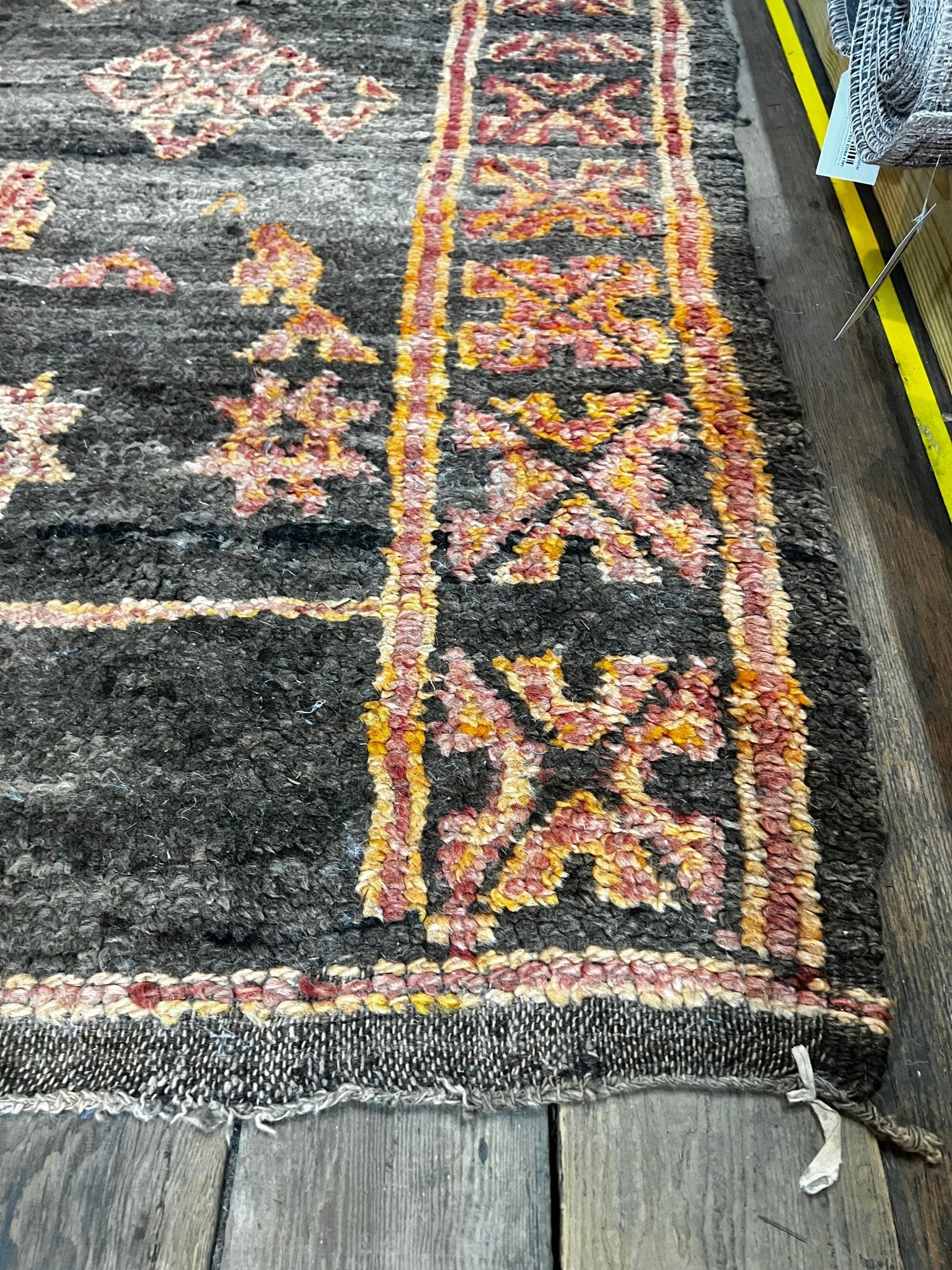 Winston Wright Moroccan Brown & Orange Vintage Rug | Banana Manor Rug Factory Outlet