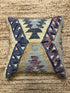 Zig-Zag Multi-Colored Hand Tufted Large Pillow | Banana Manor Rug Company
