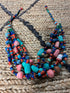 Zohrah Layered Stone and Beaded Handmade Moroccan Necklace | Banana Manor Rug Company