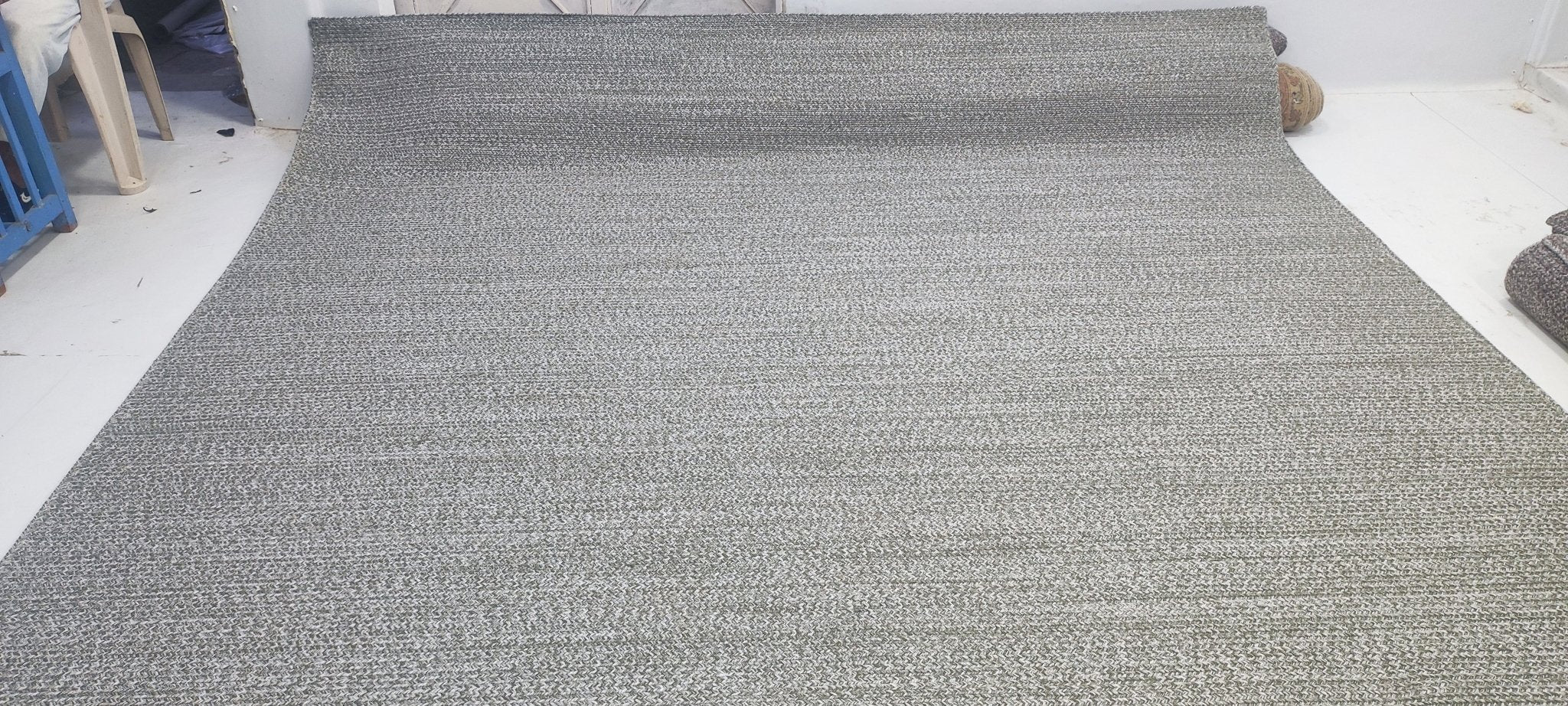 Zulu Handwoven Grey Textured Durrie (Multiple Sizes) | Banana Manor Rug Factory Outlet